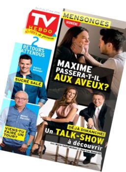 Tv Hebdo – 21 au 27 Mai 2016