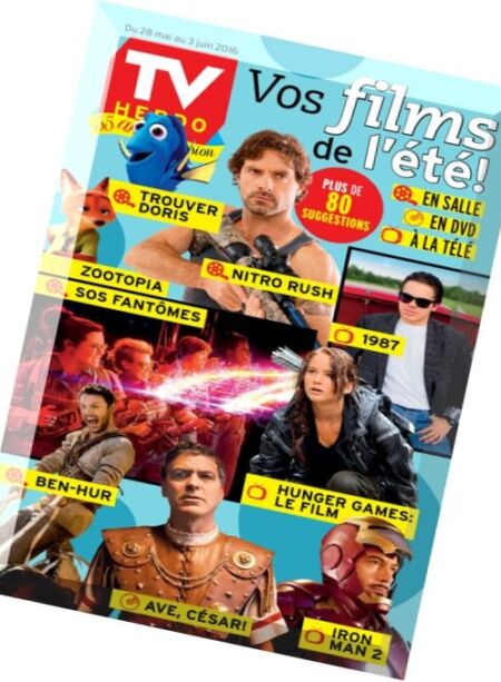 Tv Hebdo – 28 Mai au 3 Juin 2016 Cover