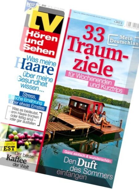 TV Horen und Sehen – 21 Mai 2016 Cover