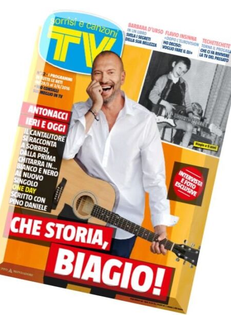 TV Sorrisi e Canzoni – 28 Maggio 2016 Cover