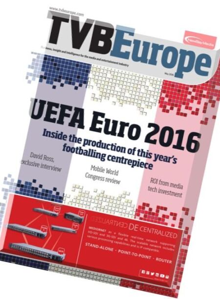TVBEurope – May 2016 Cover