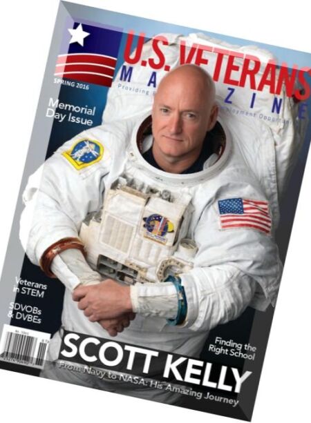 U.S. Veterans Magazine – Spring 2016 Cover