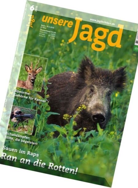 Unsere Jagd – Juni 2016 Cover