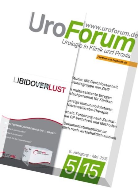 UroForum – Mai 2016 Cover