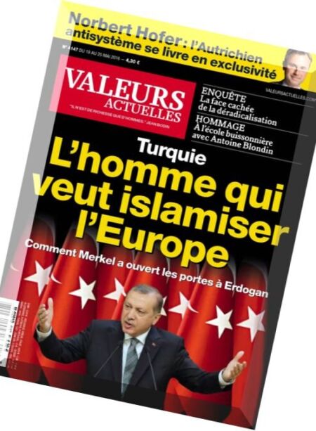 Valeurs Actuelles – 19 au 25 Mai 2016 Cover