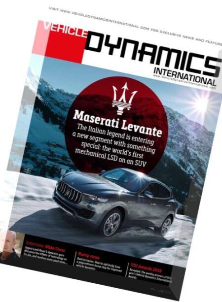 Vehicle Dynamics International – May-June 2016 Cover