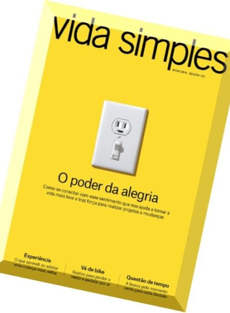 Vida Simples – Maio 2016 Cover
