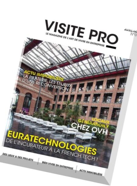 Visite Pro – Avril-Mai 2016 Cover