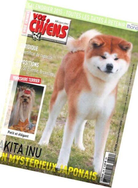Vos Chiens – Janvier-Fevrier 2015 Cover