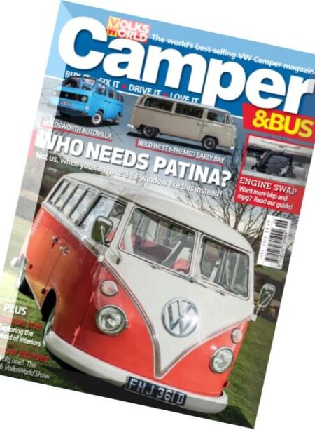 VW CAMPER & BUS – June 2016 Cover