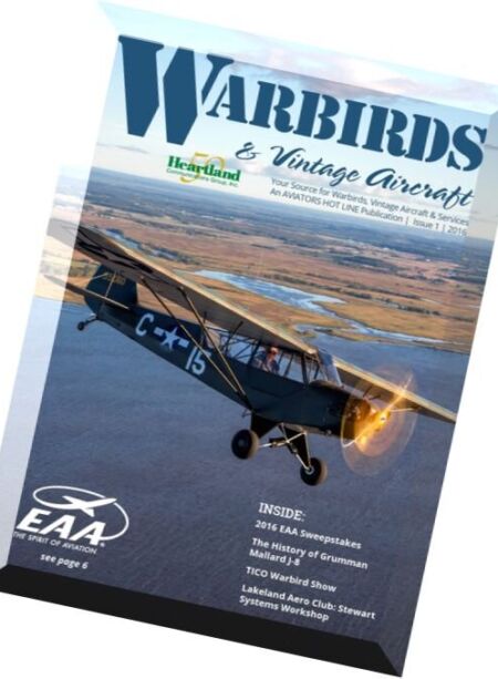 Warbirds & Vintage Aircraft Edition – January-February 2016 Cover