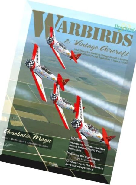Warbirds & Vintage Aircraft Edition – March-April 2016 Cover