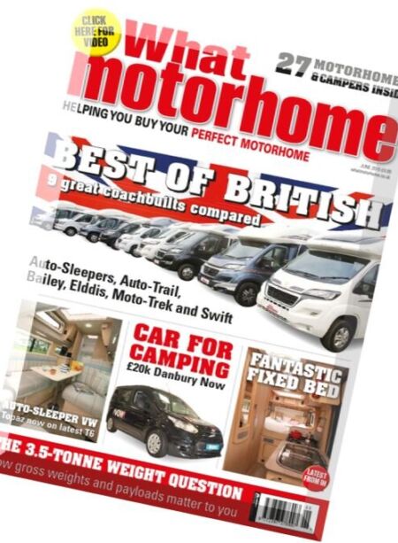 What Motorhome – June 2016 Cover