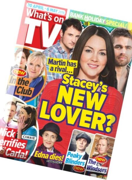 What’s on TV – 30 April 2016 Cover