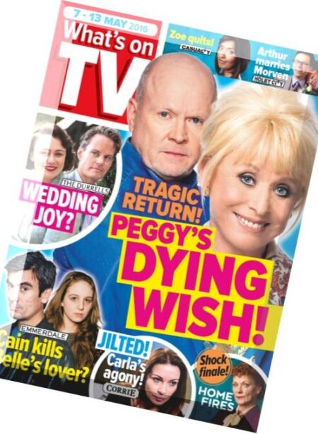Whats on TV – 7 May 2016 Cover