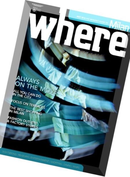 Where Milan – May 2016 Cover