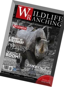 Wildlife Ranching – Issue 3, 2016