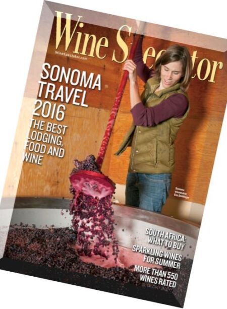 Wine Spectator – 15 June 2016 Cover