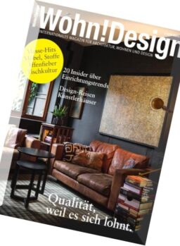 Wohn!Design – Marz-April 2016