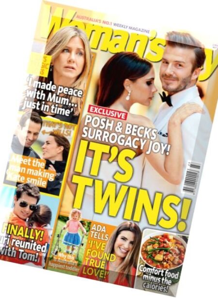 Woman’s Day – 6 June 2016 Cover