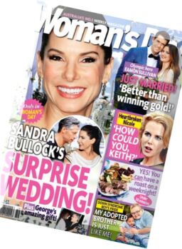 Woman’s Day Australia – 9 May 2016