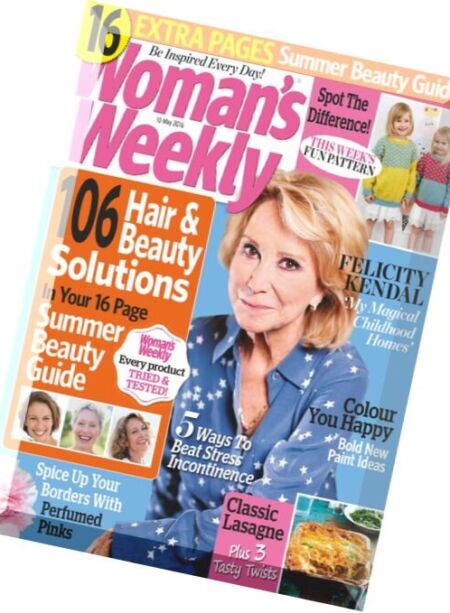 Woman’s Weekly – 10 May 2016 Cover