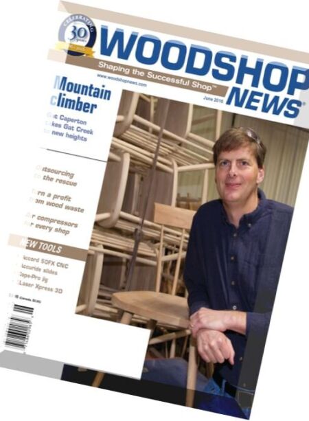 Woodshop News – June 2016 Cover