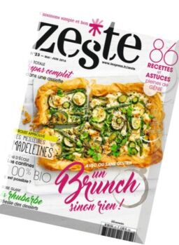 Zeste – Mai-Juin 2016