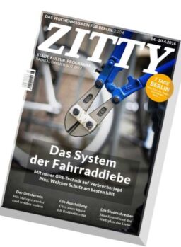 Zitty – 14 April 2016