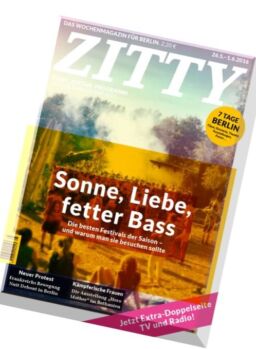 Zitty – 26 Mai 2016
