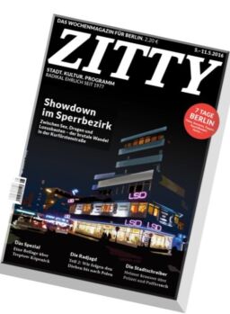 Zitty – 5 Mai 2016