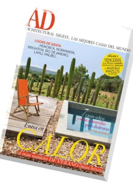 AD Architectural Digest Spain – Julio-Agosto 2016 Cover