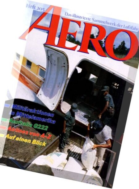 Aero Das Illustrierte Sammelwerk der Luftfahrt – N 205 Cover