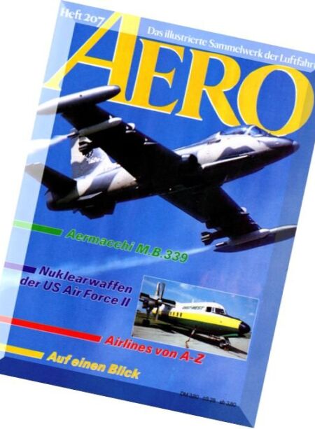 Aero Das Illustrierte Sammelwerk der Luftfahrt – N 207 Cover
