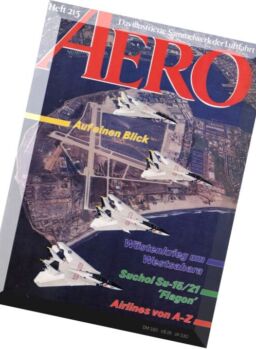 Aero Das Illustrierte Sammelwerk der Luftfahrt – N 215