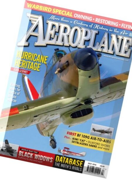 Aeroplane – July 2016 Cover