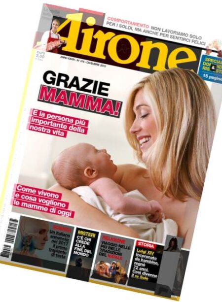 Airone – Dicembre 2015 Cover