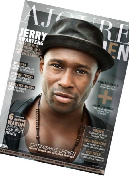 Ajoure Men – Juli 2016 Cover