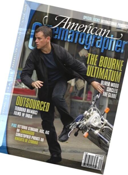 American Cinematographer – September 2007 Cover
