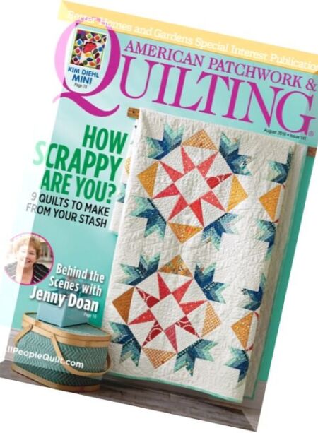 American Patchwork & Quilting – August 2016 Cover