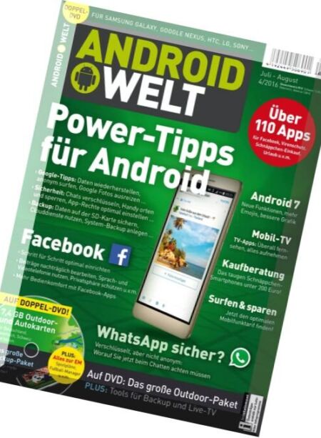 Androidwelt – Juli-August 2016 Cover