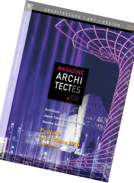 Architectes.ch Magazine – Automne-Hiver 2015-2016 Cover