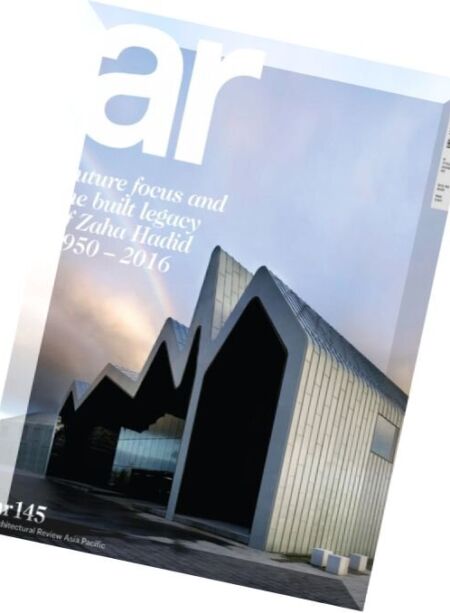 Architectural Review Asia Pacific – June-July 2016 Cover