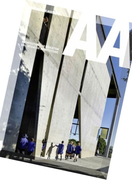Architecture Australia – July-August 2016 Cover