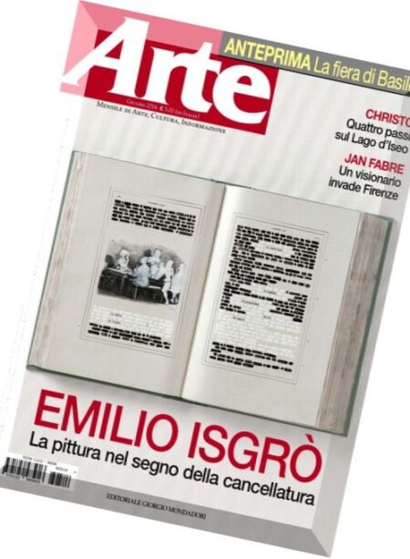 Arte – Giugno 2016 Cover