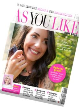 As You Like – Juin 2016