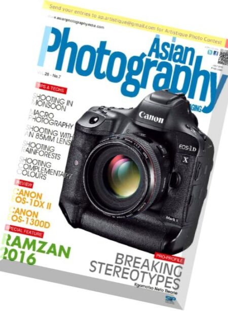 Asian Photography – July 2016 Cover
