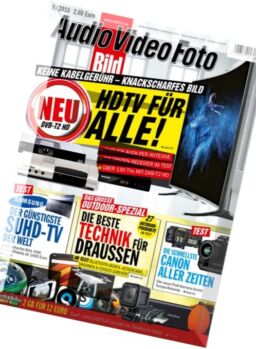 Audio Video Foto Bild – August 2016