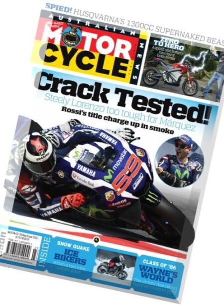 Australian Motorcycle News – 25 May 2016 Cover