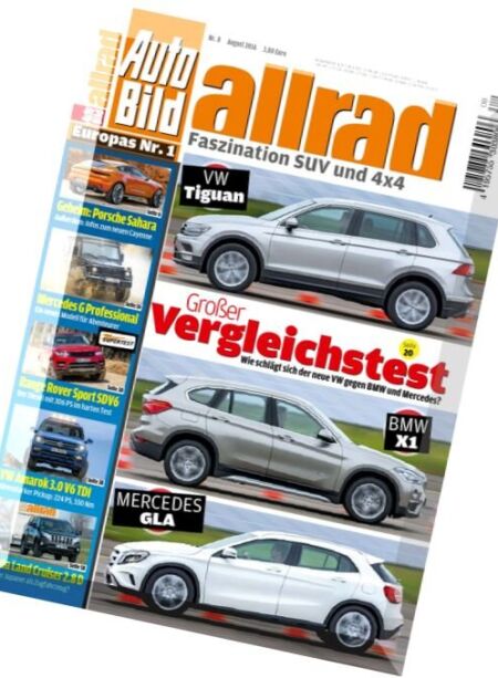 Auto Bild Allrad – August 2016 Cover